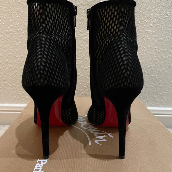 Christian Louboutin Gypsy Bootie Resille/Velvet - Picture 3 of 5
